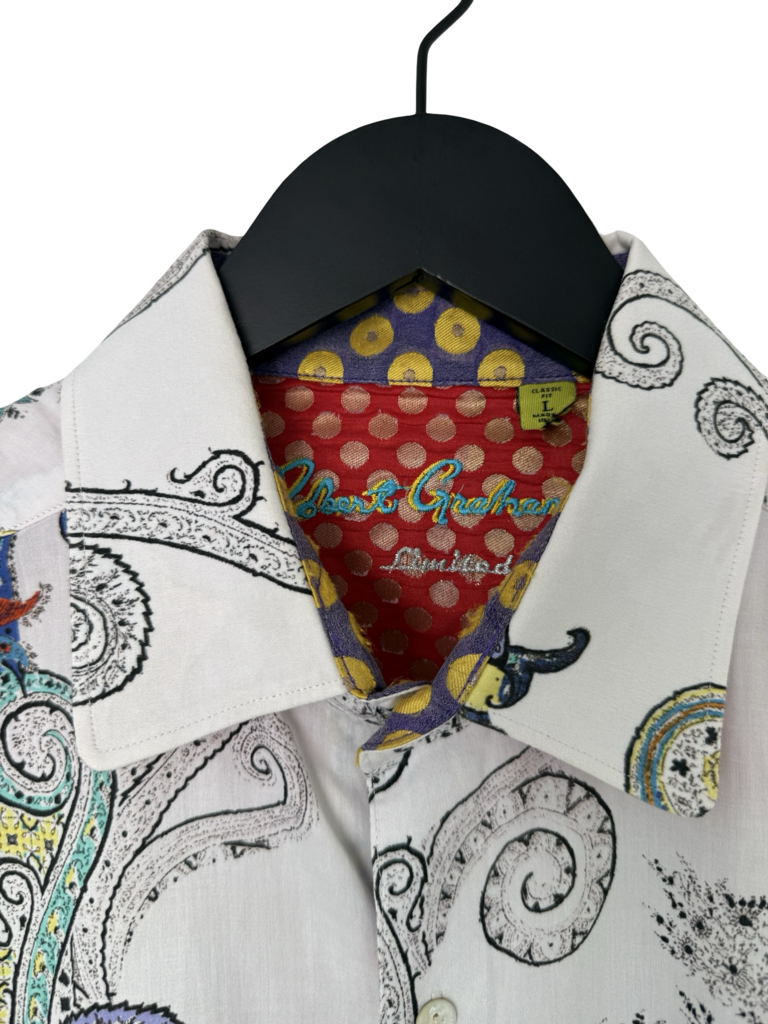 Robert Graham Limited Edition Artistic Print Casual Shirt