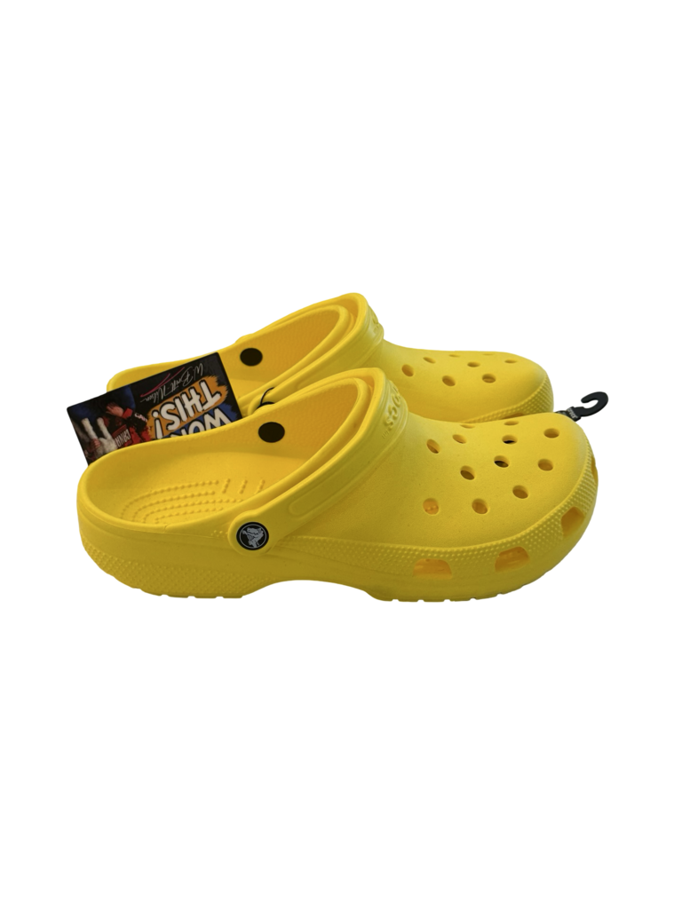 Bright Yellow Crocs Clogs