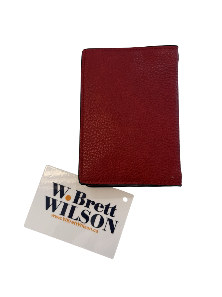W. Brett Wilson Red Passport Holder