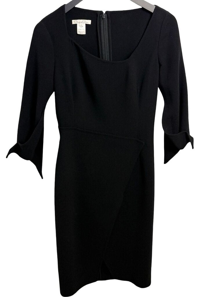 Pre-Owned Oscar de la Renta Black Dress Women's