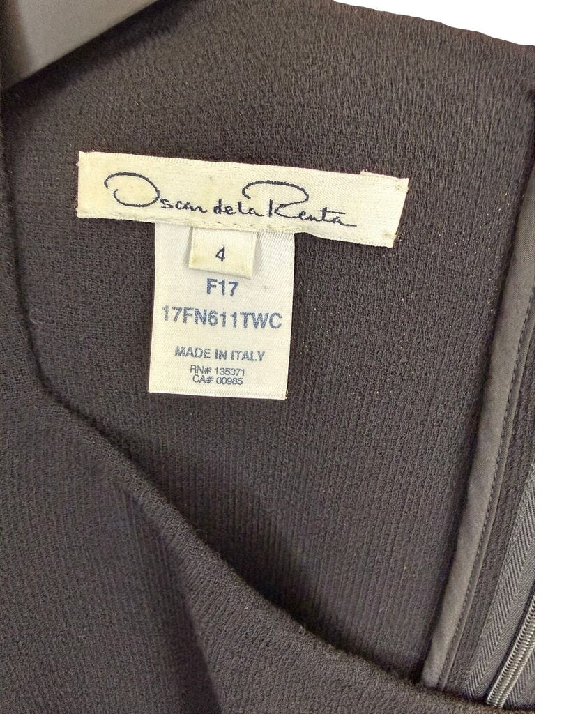 Pre-Owned Oscar de la Renta Black Dress Women's