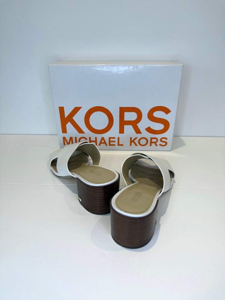 Michael Kors White Heeled Sandals