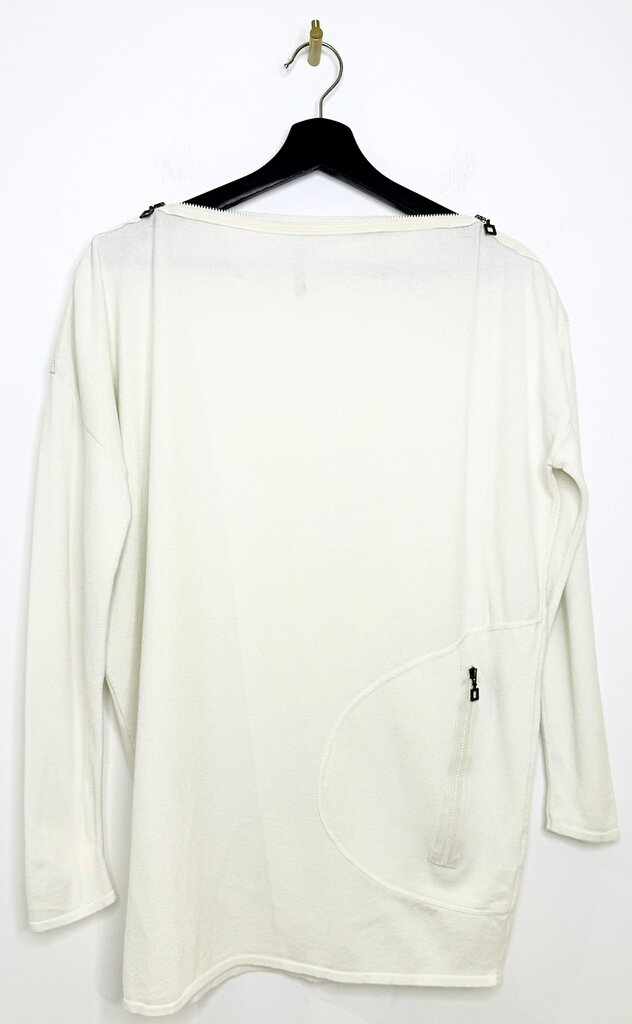 Sarah Pacini White Long Sleeve Top