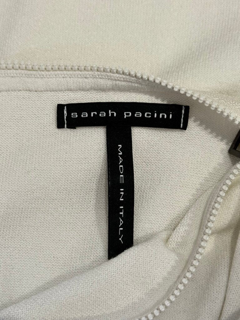 Sarah Pacini White Long Sleeve Top