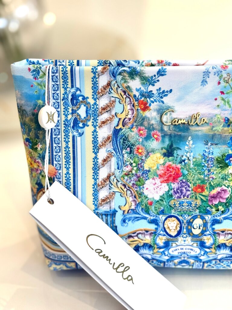 Camilla Floral Print Cosmetic Case - PreLoved & Luxe