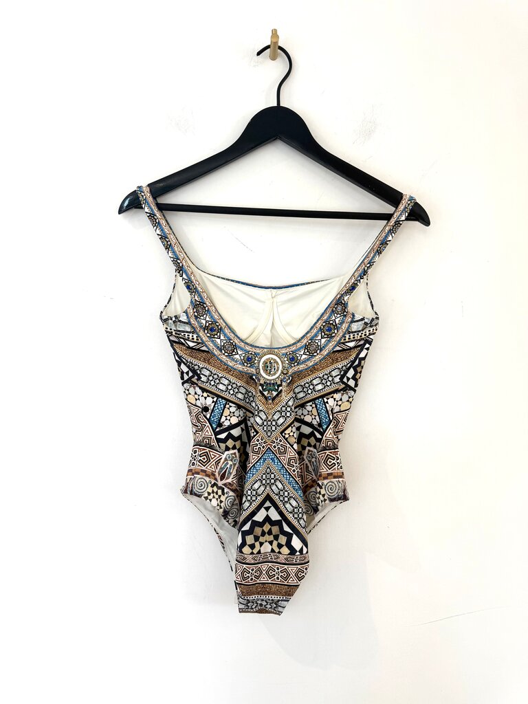 Camilla Make Me Your Mosaic: Underwire Square-Neck One-Piece