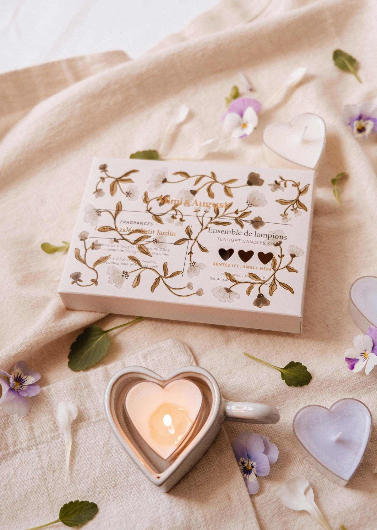 blush-hearts-tealight-candle-kit-soy-hearts-2 - PreLoved & Luxe