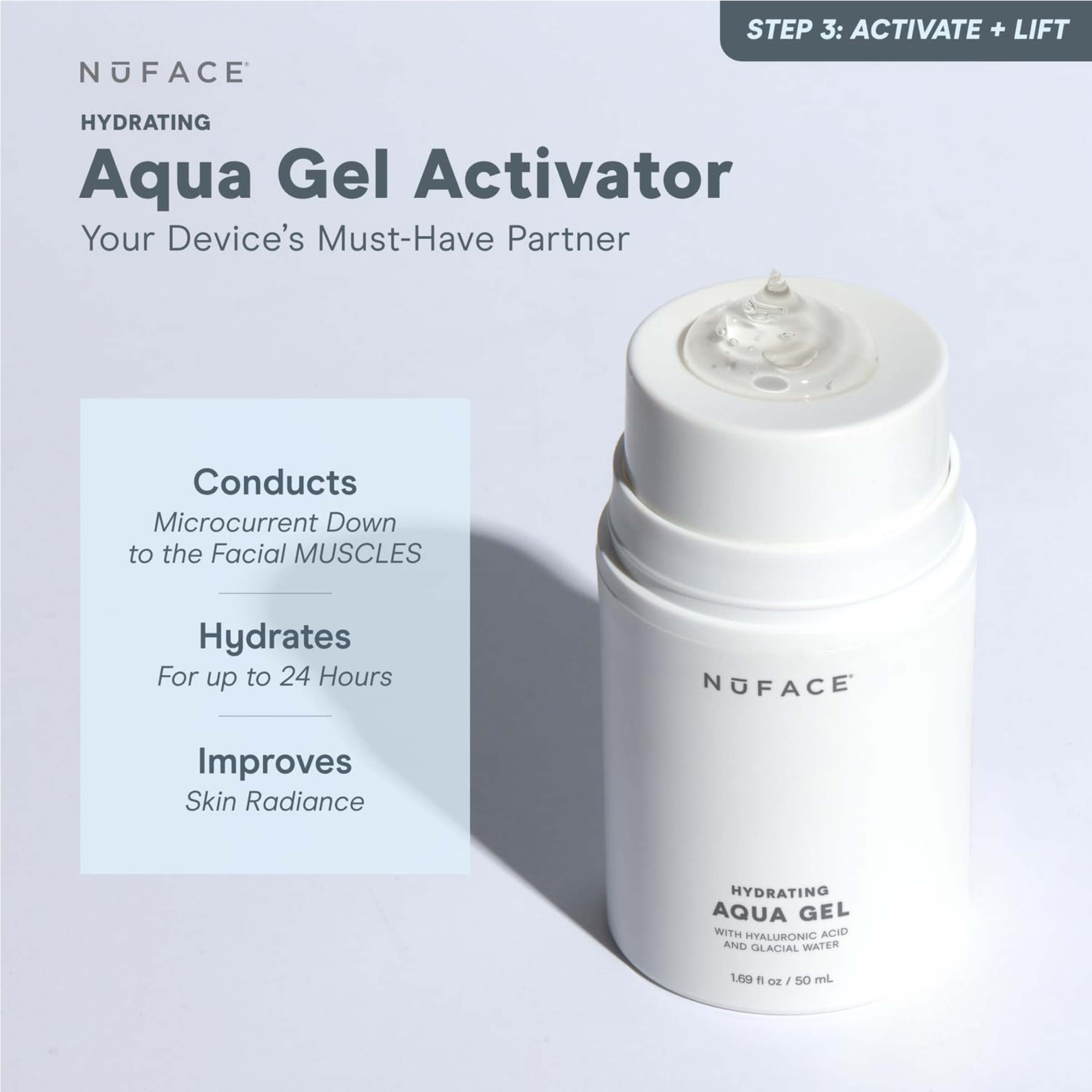 NuFACE Hydrating Aqua Gel Activator (50ml)