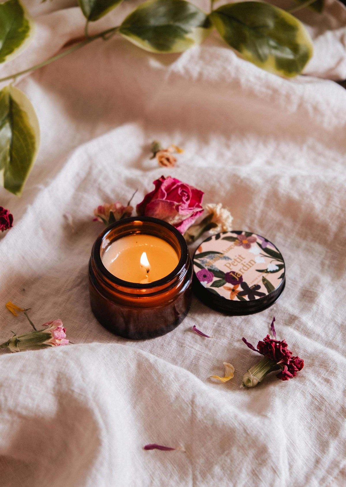 reusable-soy-candle-petit-jardin-2oz - PreLoved & Luxe