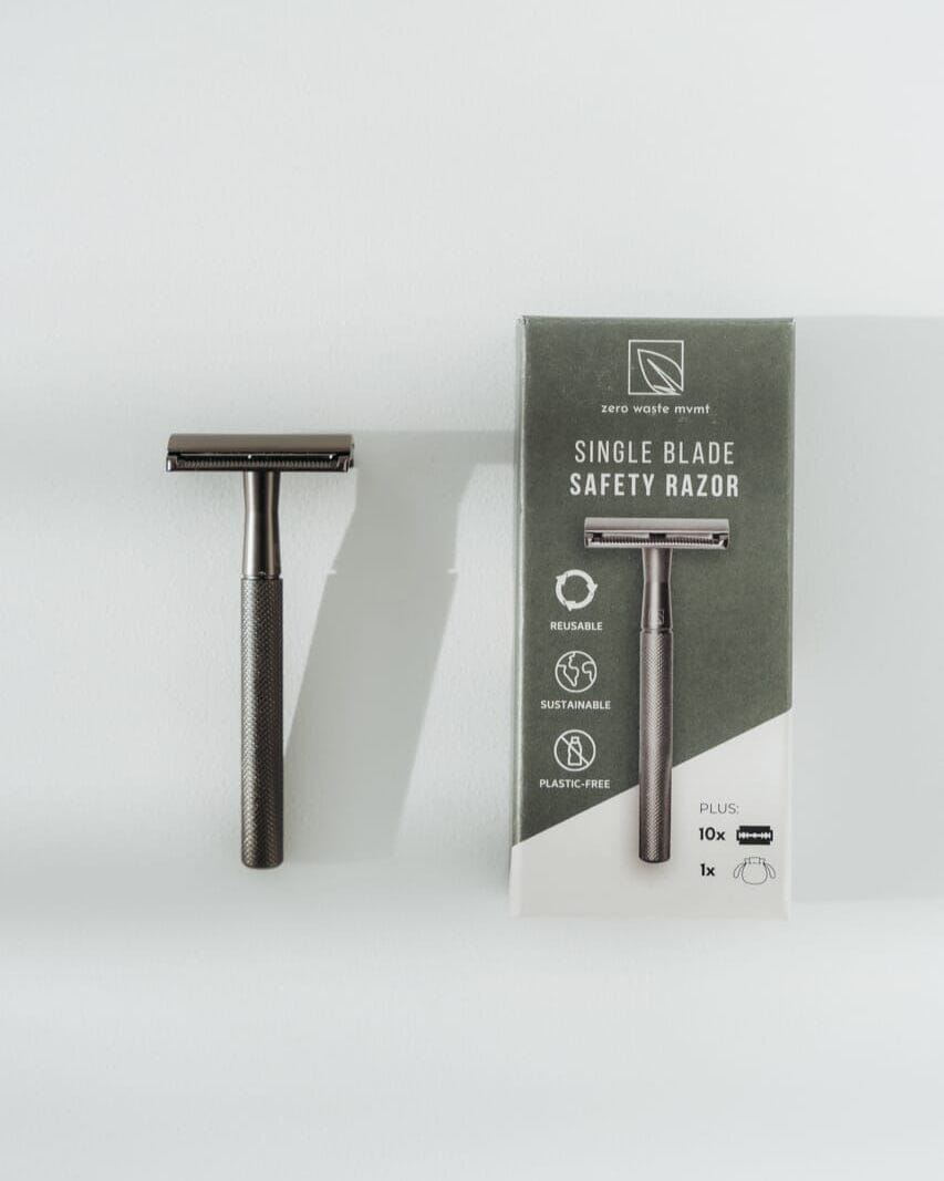 Plastic-Free Metal Single Blade Safety Razor