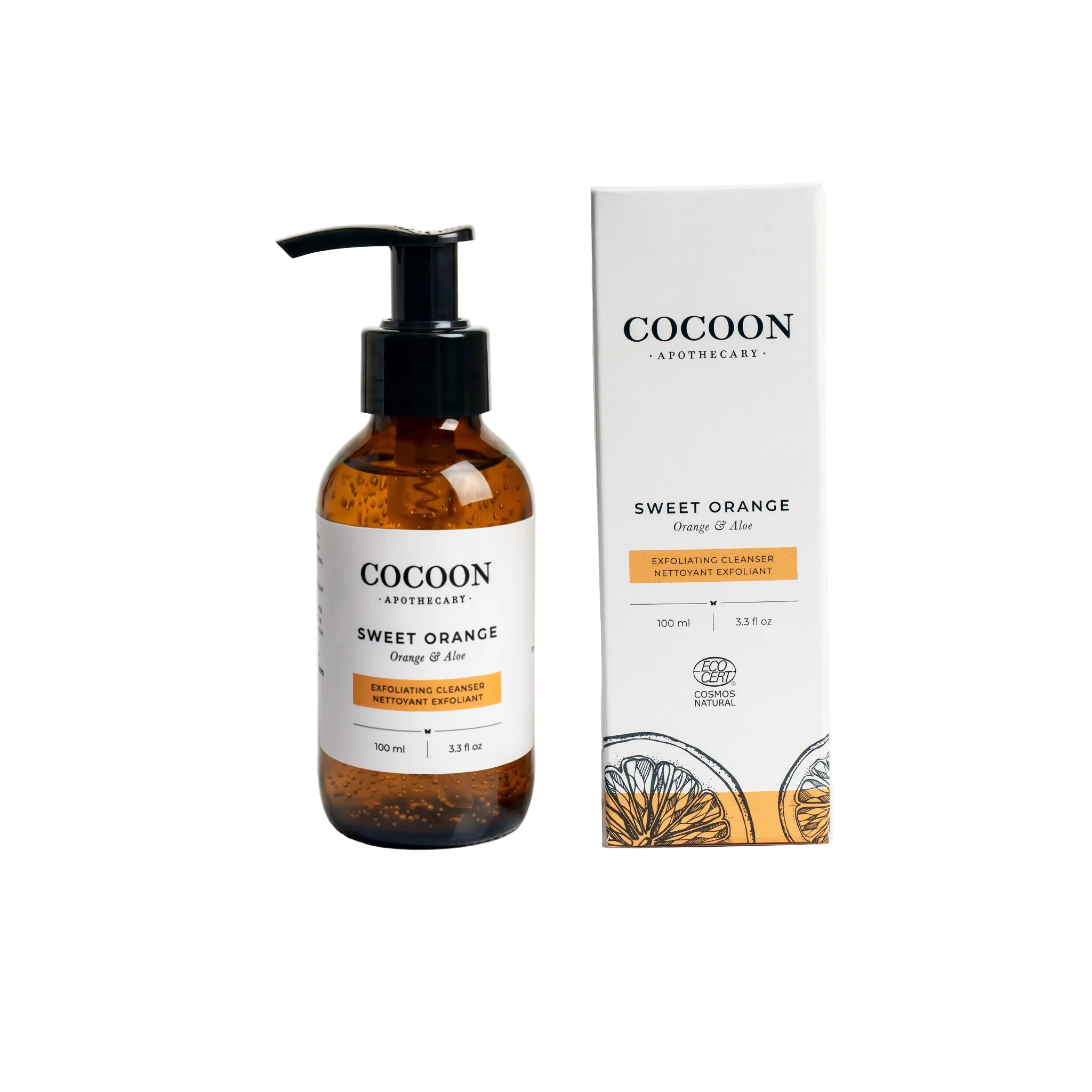 Sweet Orange Exfoliating Cleanser - Exfoliating Gel Cleanse for Clearer, Balanced Skin